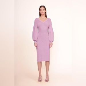NWT Staud Carnation Dress in Iris XS